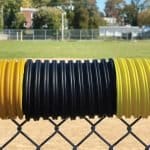 100' Bright Yellow Fence Crown 4" Diam