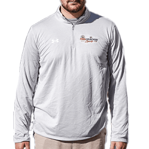 Men's UA Team Tech Long Sleeve 1/4 Zip - Heather Grey