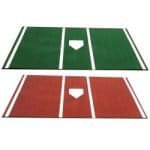 Deluxe Homeplate Mat with Throwdown Plate Green